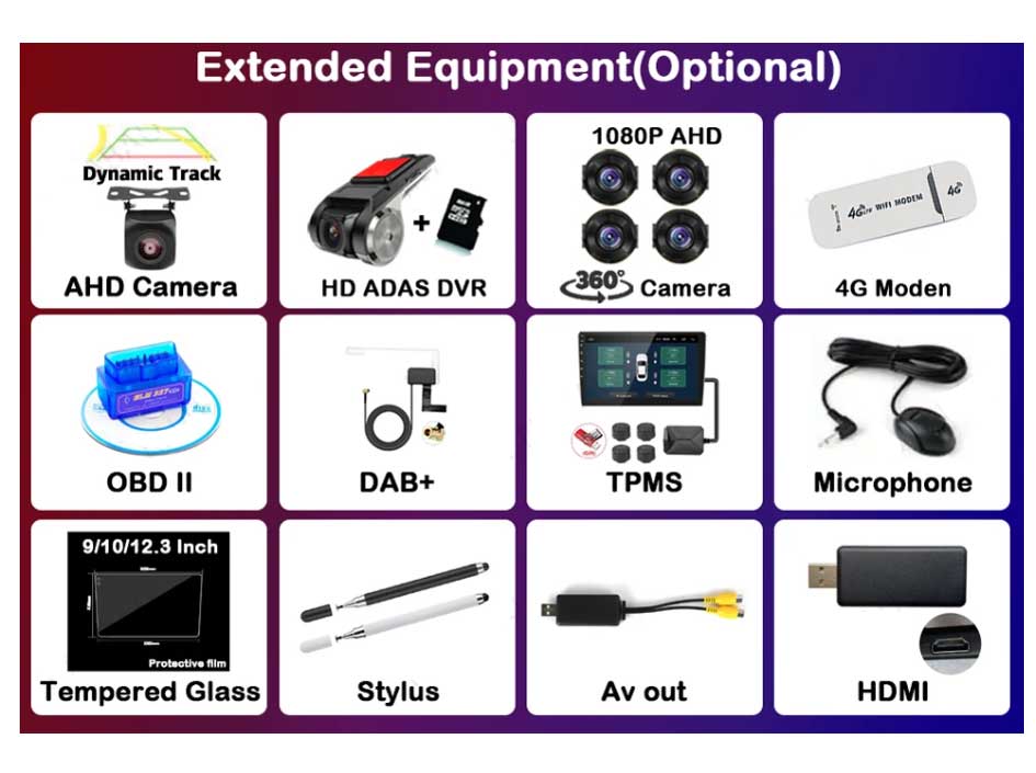Car Accessories In India - Accessori per Lettore Multimediale Auto con