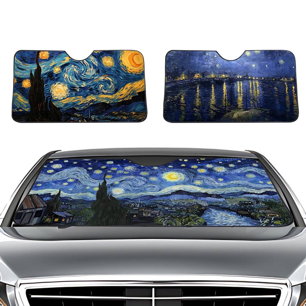 Car Accessories Window - Notte stellata V-Van G-Gogh Parasole per