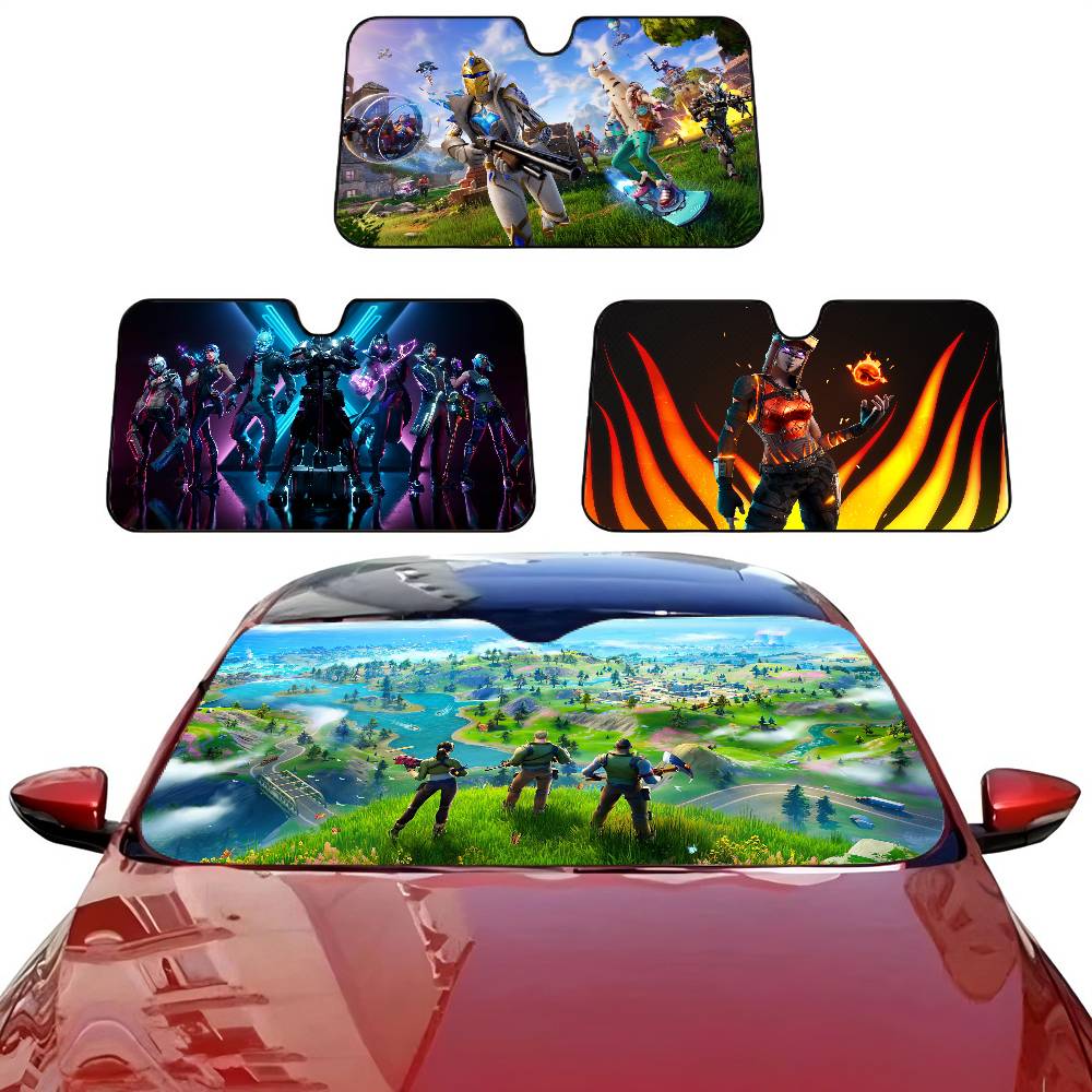 Car Accessories Window - Parasole per Auto con Tema Fortnite,