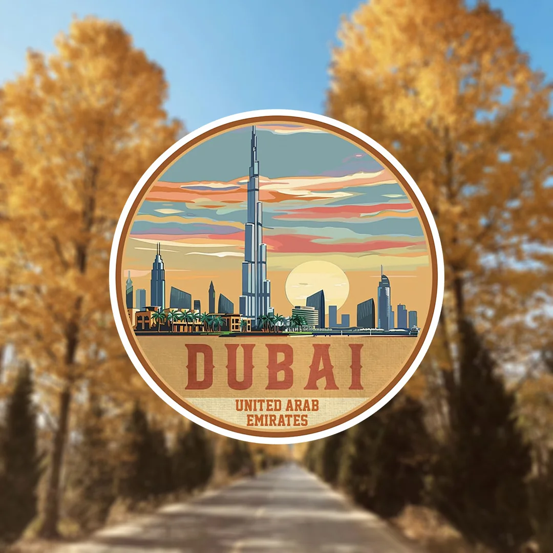 Car Accessories Dubai - 1 Pezzo Adesivo Vinilico Opaco Souvenir