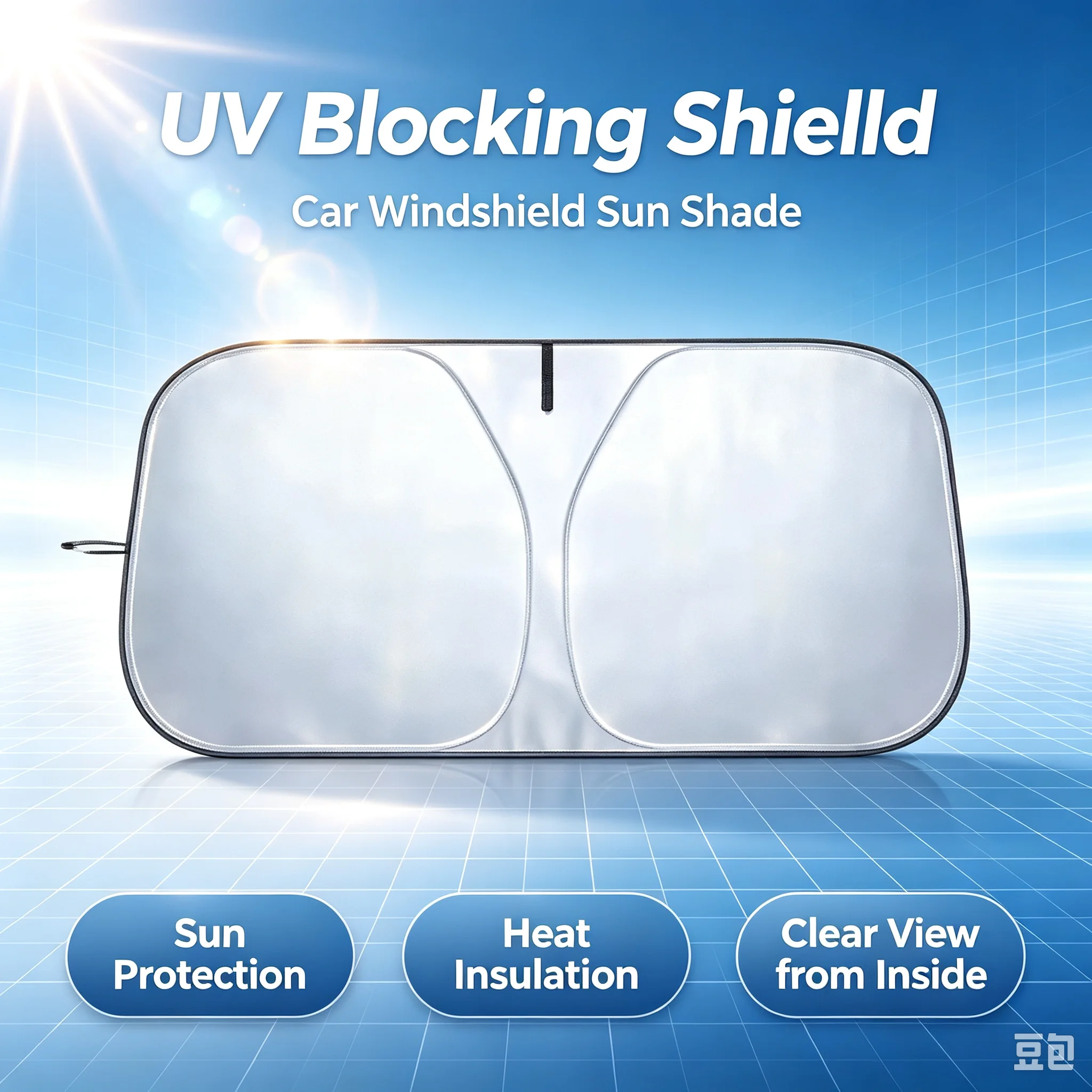 Car Accessories Window - Parasole per parabrezza anteriore auto, protezione