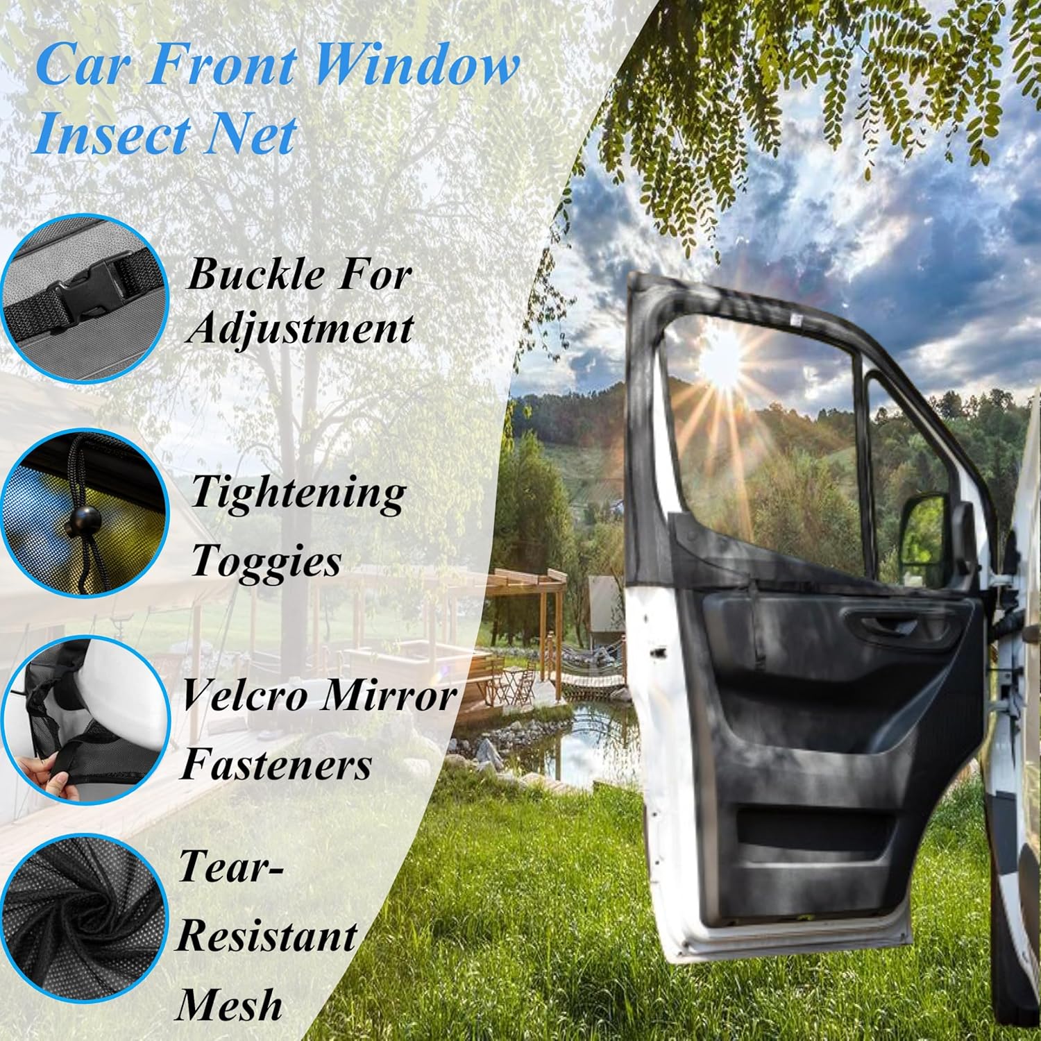 2 Pezzi Zanzariere Universali  - Car Accessories Window recensione e prezzo