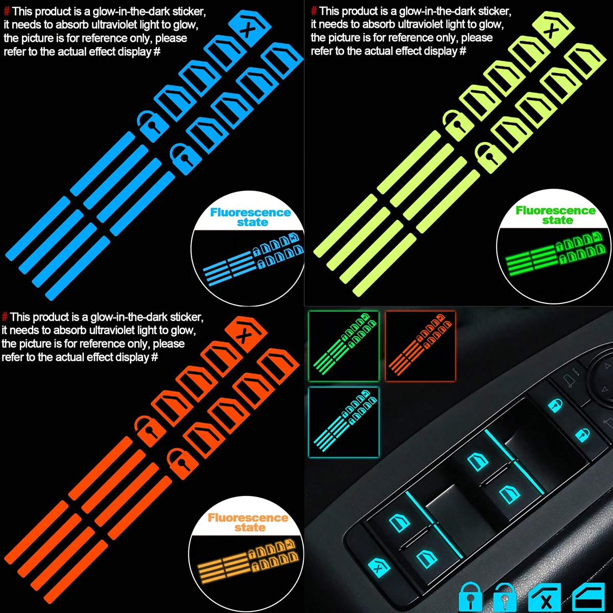 18 Adesivi Luminosi per Pulsan - Car Accessories Window recensione e prezzo