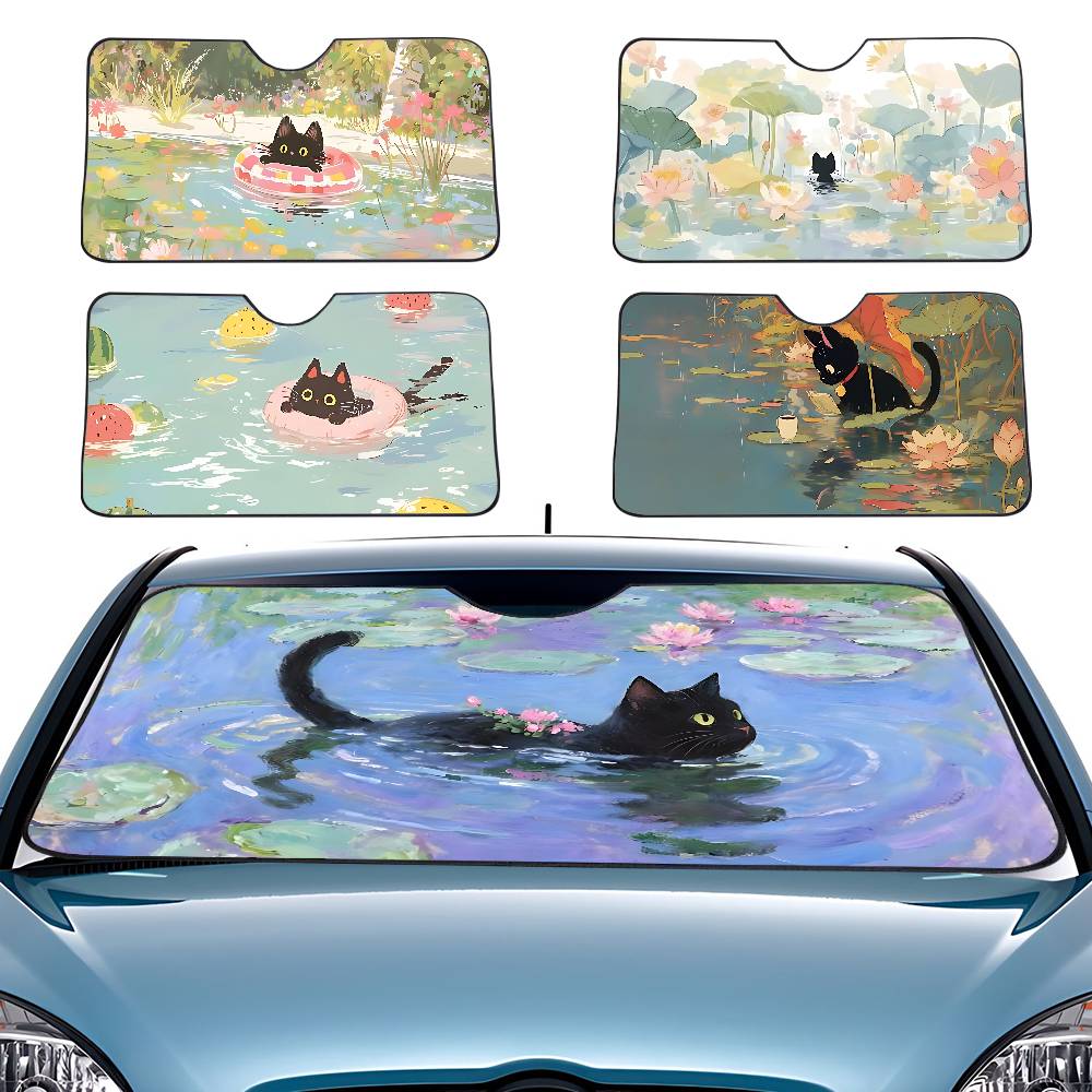 Gatto del fumetto in foglia di - Car Accessories Window recensione e prezzo
